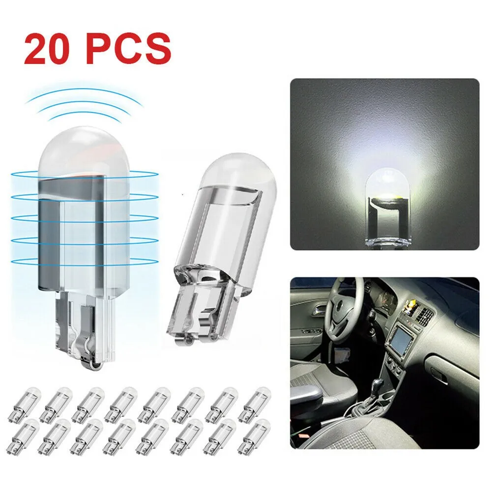 20Pcs Car License Plate Lights Lamp T10 LED COB 6000K White W5W 168 Car Interior Lights Dome Reading Map Light
20Pcs Car License Plate Lights Lamp T10 LED COB 6000K White W5W 168 Car Interior Lights Dome Reading Map Light