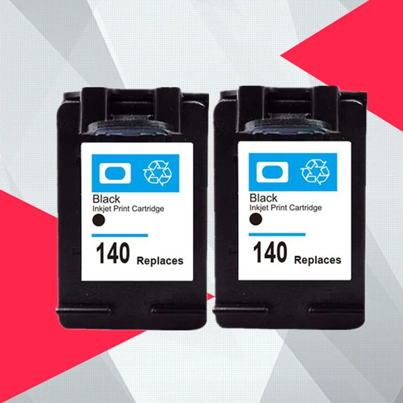 2Pack Black Ink cartridge compatible for HP 140 141 for HP140 C4583 C4283 C4483 C5283 D5363 Deskjet D4263 D4363 C4480 printer
2Pack Black Ink cartridge compatible for HP 140 141 for HP140 C4583 C4283 C4483 C5283 D5363 Deskjet D4263 D4363 C4480 printer