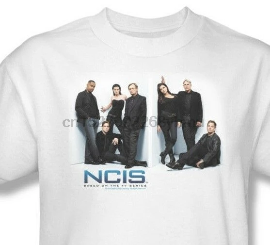 Футболка NCIS бесплатная доставка белая футболка из 100% хлопка с изображением цсс