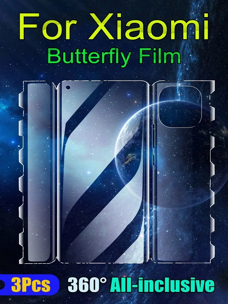 3-в-1 Передняя и задняя защитная пленка для Mi 11 Ultra Butterfly для Xiaomi 10Pro 10Lite 10S, мягкая Гидрогелевая пленка MIX4 11Pro, покрытие
3-в-1 Передняя и задняя защитная пленка для Mi 11 Ultra Butterfly для Xiaomi 10Pro 10Lite 10S, мягкая Гидрогелевая пленка MIX4 11Pro, покрытие