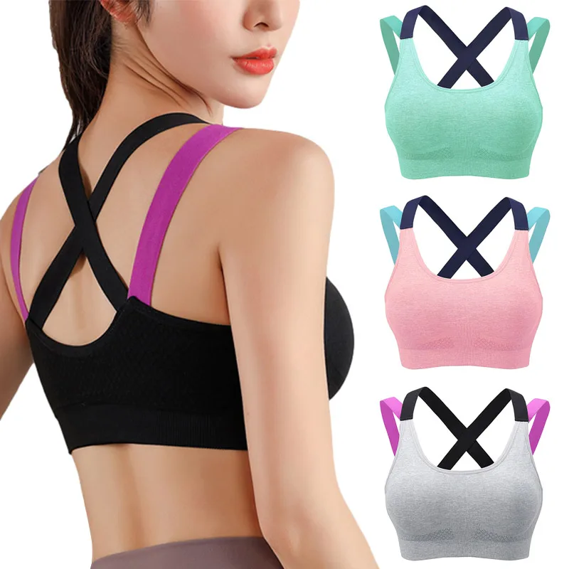 Women Seamless Sports Bra Push Up Sexy Back Without Steel Ring Padded Gym Bra Yoga Underwear Workout Fitness Top
Women Seamless Sports Bra Push Up Sexy Back Without Steel Ring Padded Gym Bra Yoga Underwear Workout Fitness Top