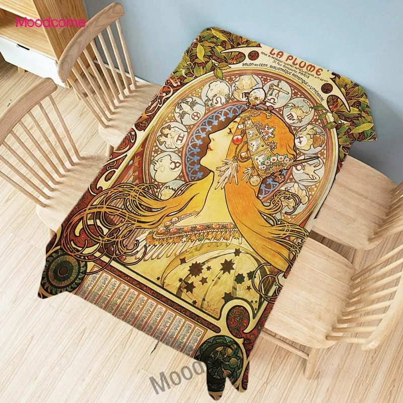 Vintage Poster Style Alphonse Mucha Princess Angel Floral Girl Wall Tapestry Waterproof Table Cloth Nouveau Art Retro Desk Cover
Vintage Poster Style Alphonse Mucha Princess Angel Floral Girl Wall Tapestry Waterproof Table Cloth Nouveau Art Retro Desk Cover
