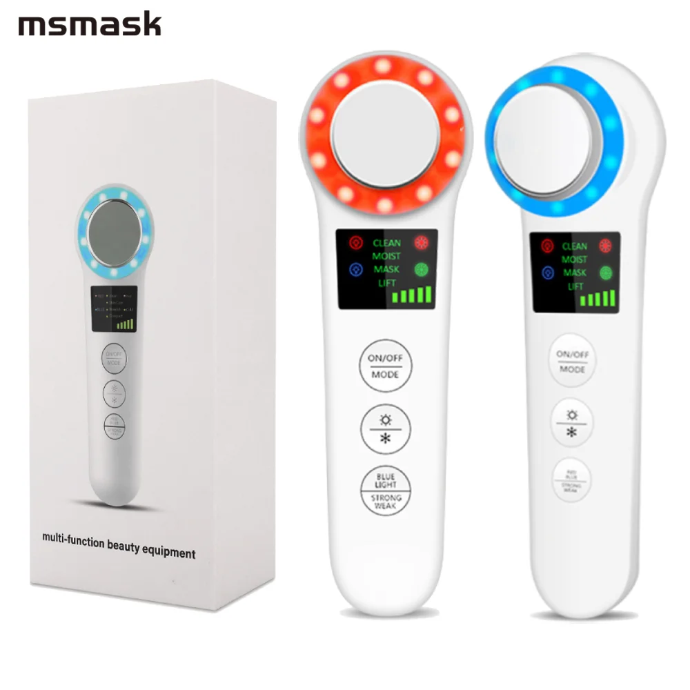 4 in 1 EMS Facial Massager Device Ultrasonic Skin Care LED Light Therapy Wrinkle Removal EMS Face Tightening Beauty Device
4 in 1 EMS Facial Massager Device Ultrasonic Skin Care LED Light Therapy Wrinkle Removal EMS Face Tightening Beauty Device