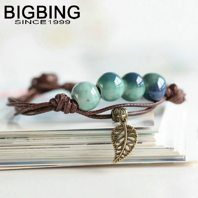 C035 BIGBING Ювелирный модный керамический браслет ручной вязки высокого качества без