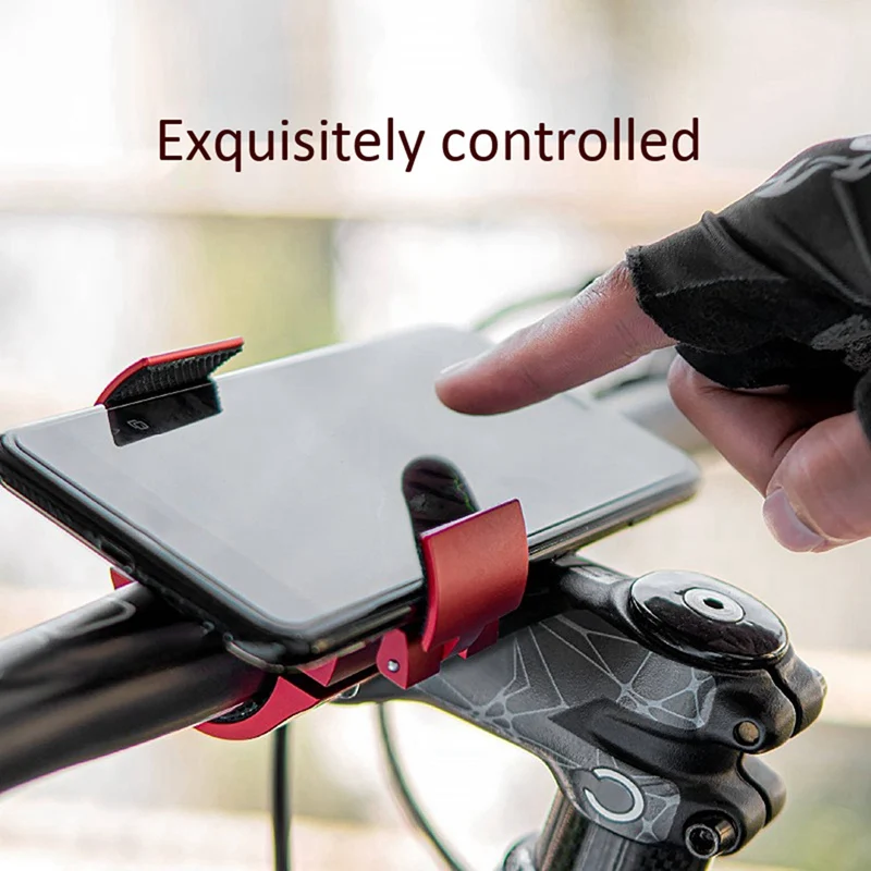 Quality MEROCA 2Pcs Invisible Aluminum Alloy MTB Mobile Phone Holder Adjustable Circular Bicycle Phone Holder(Black & Red)
Quality MEROCA 2Pcs Invisible Aluminum Alloy MTB Mobile Phone Holder Adjustable Circular Bicycle Phone Holder(Black & Red)