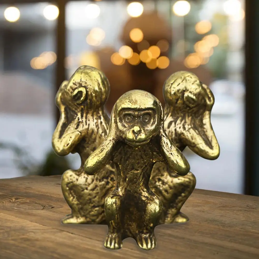 Vintage Vibrant Bronze Sculpture Antique Artwork Vivid Bronze Casting Monkey Statue Desktop Home Office Decoration Statue
Vintage Vibrant Bronze Sculpture Antique Artwork Vivid Bronze Casting Monkey Statue Desktop Home Office Decoration Statue