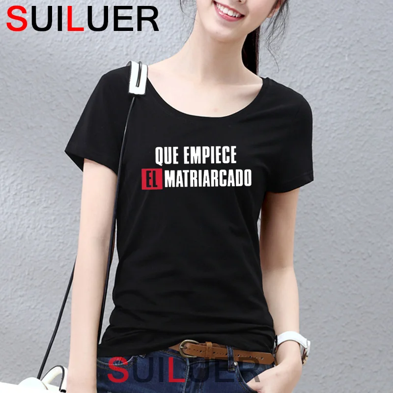 Que Empiece El Matriarcado Letter Print Women T-shirt Feminist Feminism Summer T Shirt La Casa De Papel Tops Tee Shirt Femme
Que Empiece El Matriarcado Letter Print Women T-shirt Feminist Feminism Summer T Shirt La Casa De Papel Tops Tee Shirt Femme
