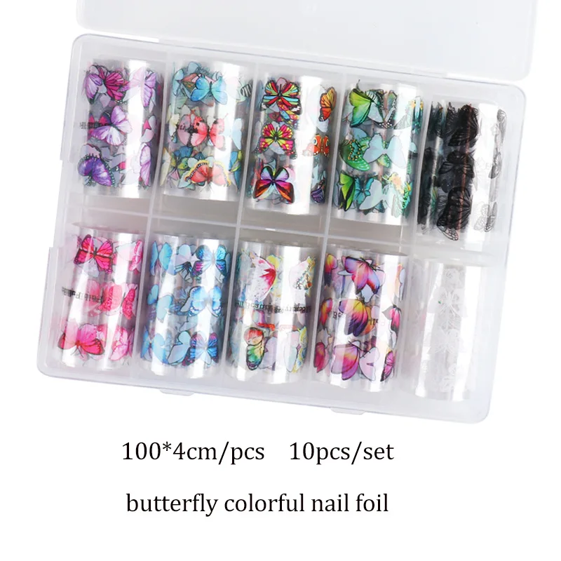 Nail Art Butterfly Sticker Japanese Seven Color Butterfly White Lace 1 M Starry Sky Transfer Paper Boxed Nail
Nail Art Butterfly Sticker Japanese Seven Color Butterfly White Lace 1 M Starry Sky Transfer Paper Boxed Nail