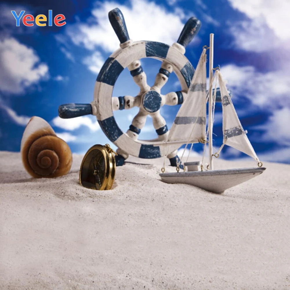Summer Sea Seaside Beach Shell Rudder Sailboat Baby Portrait Backdrop Vinyl Photography Background For Photo Studio Photophone
Summer Sea Seaside Beach Shell Rudder Sailboat Baby Portrait Backdrop Vinyl Photography Background For Photo Studio Photophone