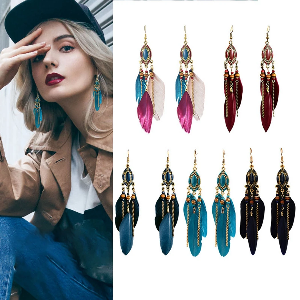 Vintage Bohemian Ethnic Feather Dangle Hanging Water Drop Earrings For Women New Fashion 2021 Jewelry Accessories Gifts
Vintage Bohemian Ethnic Feather Dangle Hanging Water Drop Earrings For Women New Fashion 2021 Jewelry Accessories Gifts
