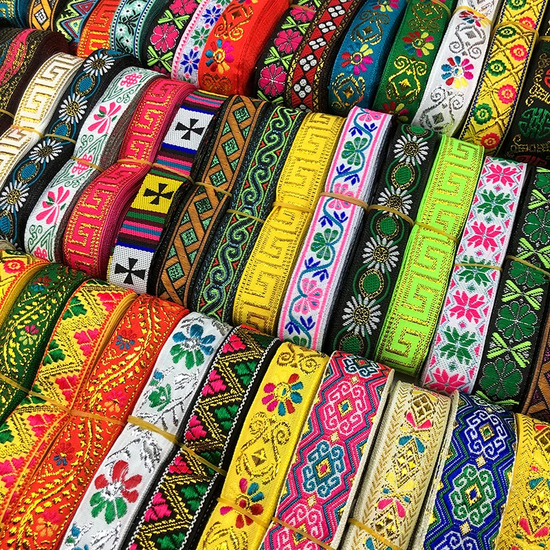 New 20mm Embroidery Vintage Ethnic Polyester Ribbon Lace Accessories Flower Trim DIY Clothes Bag Dress Decoration 7 yards
New 20mm Embroidery Vintage Ethnic Polyester Ribbon Lace Accessories Flower Trim DIY Clothes Bag Dress Decoration 7 yards