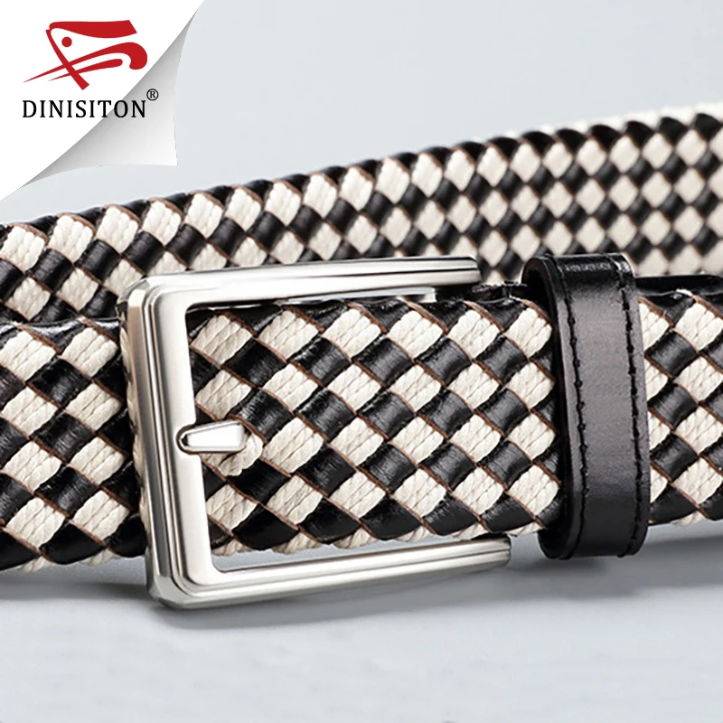 DINISITON Genuine Leather Belt For Man High Quality Designer Woven Belts First Layer Cowhide male Strap Cuaual Cowboy LU369
DINISITON Genuine Leather Belt For Man High Quality Designer Woven Belts First Layer Cowhide male Strap Cuaual Cowboy LU369
