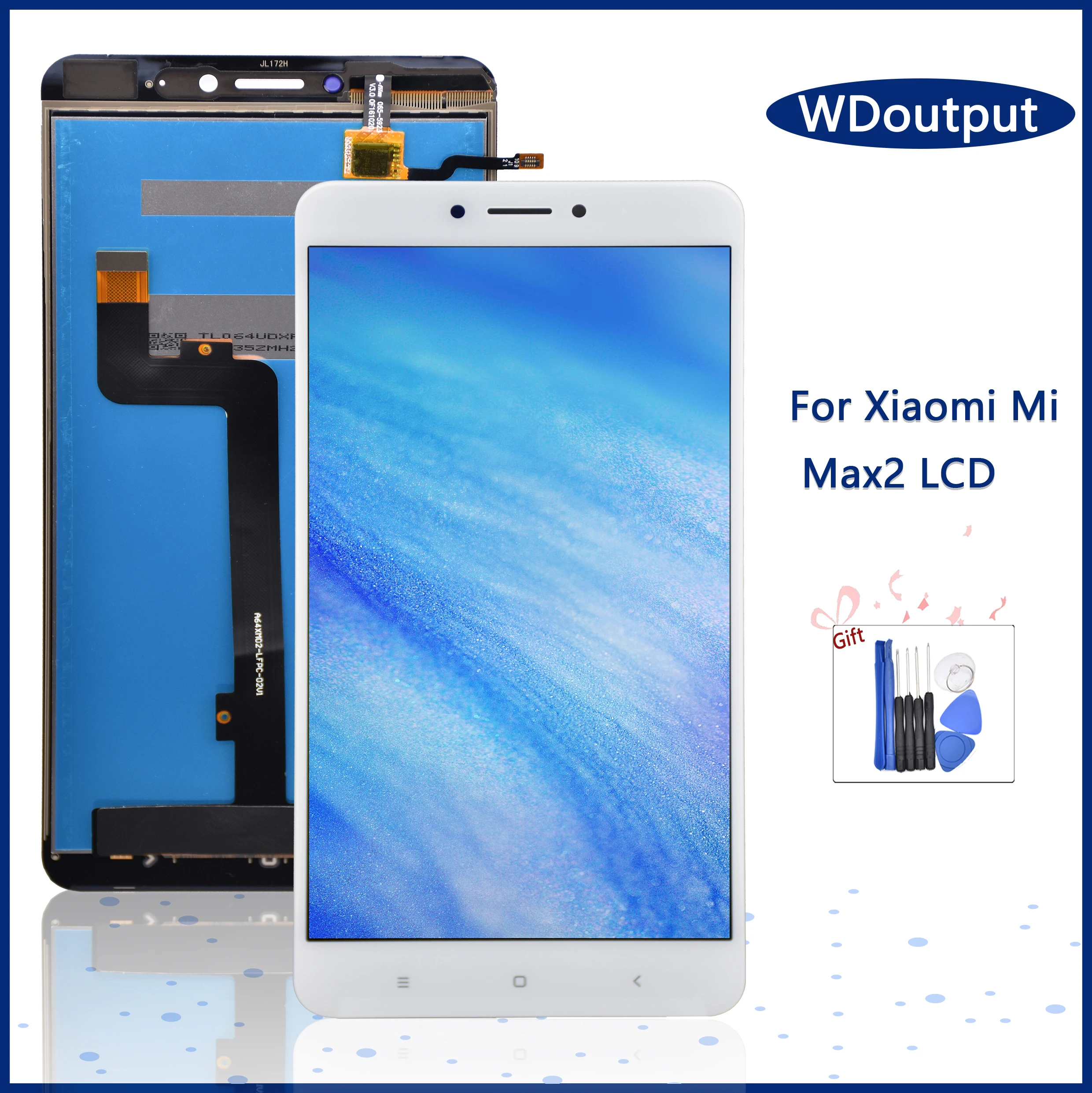 Оригинальный ЖК дисплей для Xiaomi MAX 2 сенсорный экран дигитайзер в сборе запчасти MI