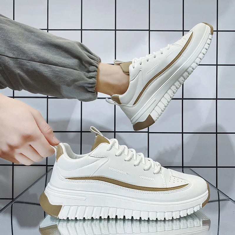 Men's shoes spring 2021 new men's sports leisure thick soles small white white shoes summer versatile shoes
Men's shoes spring 2021 new men's sports leisure thick soles small white white shoes summer versatile shoes