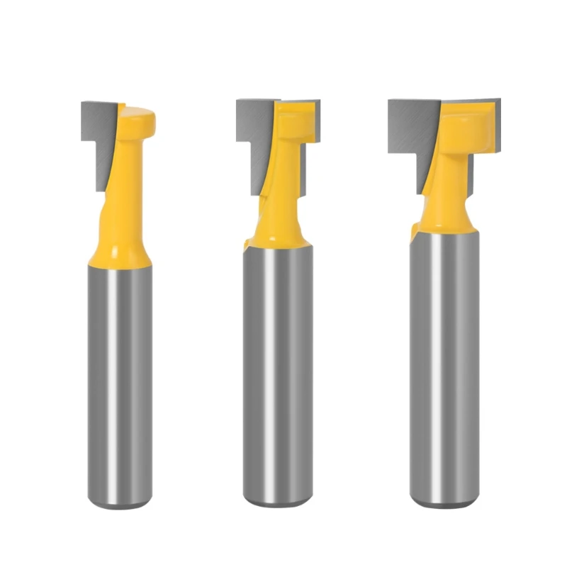 3pcs 8mm Shank T-Slot Cutter Router Bit Hex Bolt Key Hole Milling Woodworking E7CB
3pcs 8mm Shank T-Slot Cutter Router Bit Hex Bolt Key Hole Milling Woodworking E7CB