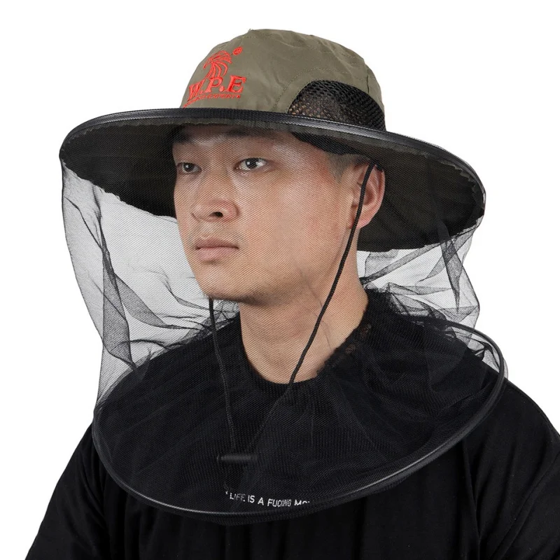 Outdoor Camouflage Fishing Hat Bee keeping Insects Mosquito Net Prevention Cap Mesh Fishing Cap Sunshade Lone Neck Head Cover
Outdoor Camouflage Fishing Hat Bee keeping Insects Mosquito Net Prevention Cap Mesh Fishing Cap Sunshade Lone Neck Head Cover