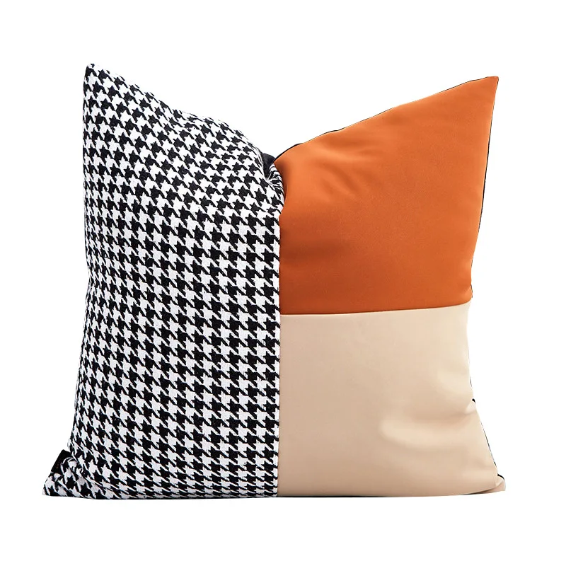 Tricolor lattice pillow Simple modern High-grade office cushion Sofa living room Large backrest Light luxury Nordic ins style
Tricolor lattice pillow Simple modern High-grade office cushion Sofa living room Large backrest Light luxury Nordic ins style