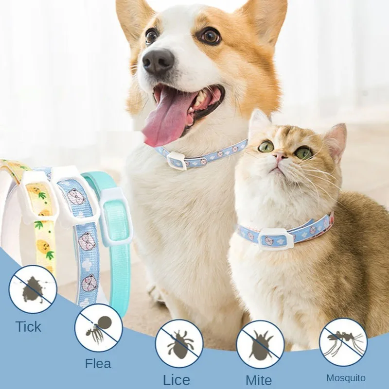 Pet In Vitro Deworming Collar Anti-flea and Lice Collar for Cats and Dogs Adjustable Elasticity and Travel Animal Supplies Puppy
Pet In Vitro Deworming Collar Anti-flea and Lice Collar for Cats and Dogs Adjustable Elasticity and Travel Animal Supplies Puppy