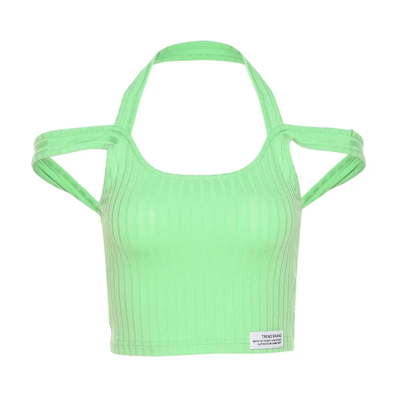 XIYUU Women Backless Tank Top Solid Color Shoulder Strap Halter Top Sexy Crop Tops Sweats Beach Holiday Top Vests
XIYUU Women Backless Tank Top Solid Color Shoulder Strap Halter Top Sexy Crop Tops Sweats Beach Holiday Top Vests