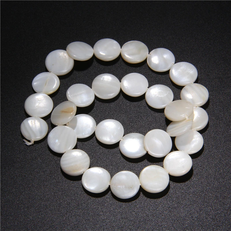 Round Natural Mother of Pearl Shell Beads Coin Freshwater Shell Beads For Jewelry Bracelet Necklace Earrings Making DIY 14.5‘’
Round Natural Mother of Pearl Shell Beads Coin Freshwater Shell Beads For Jewelry Bracelet Necklace Earrings Making DIY 14.5‘’