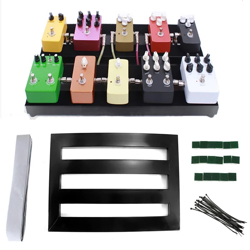 Dropship-Guitar Effect Pedalboard Portable Effects Pedal Board With Adhesive Backing Tape 
Dropship-Guitar Effect Pedalboard Portable Effects Pedal Board With Adhesive Backing Tape