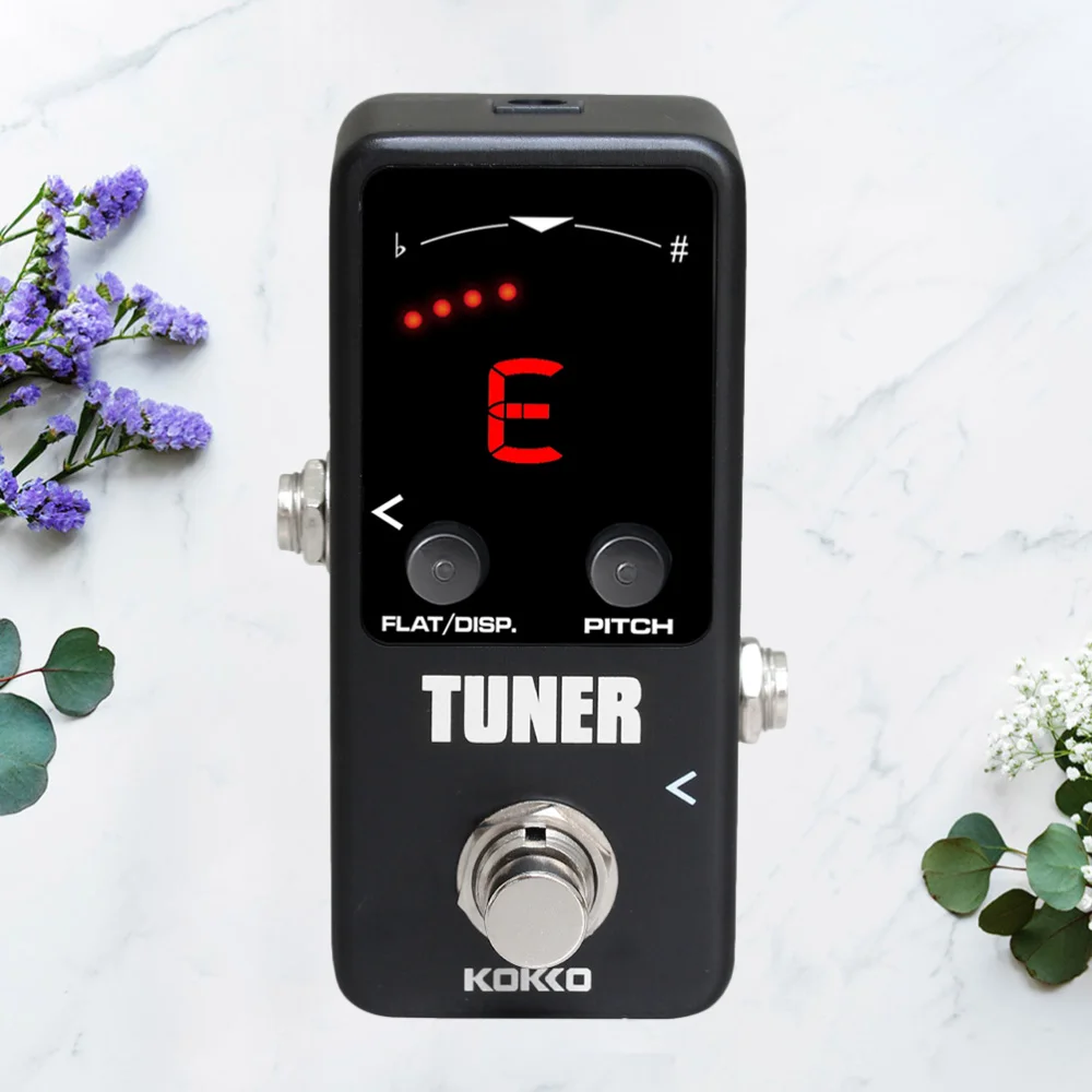 MINI Chromatic Dual Mode Guitar Tuner Pedal with LED Display True Bypass Guitar Effects Pedal for Instrument Accessories (
MINI Chromatic Dual Mode Guitar Tuner Pedal with LED Display True Bypass Guitar Effects Pedal for Instrument Accessories (