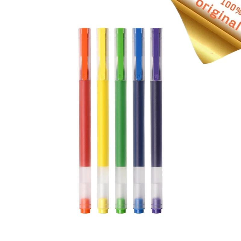 Xiaomi Mijia Pen Super Durable Colorful Signing Pens 5 Colors cute Mi Pen 0.5mm Gel pen kawaii School Office stationery supplies
Xiaomi Mijia Pen Super Durable Colorful Signing Pens 5 Colors cute Mi Pen 0.5mm Gel pen kawaii School Office stationery supplies