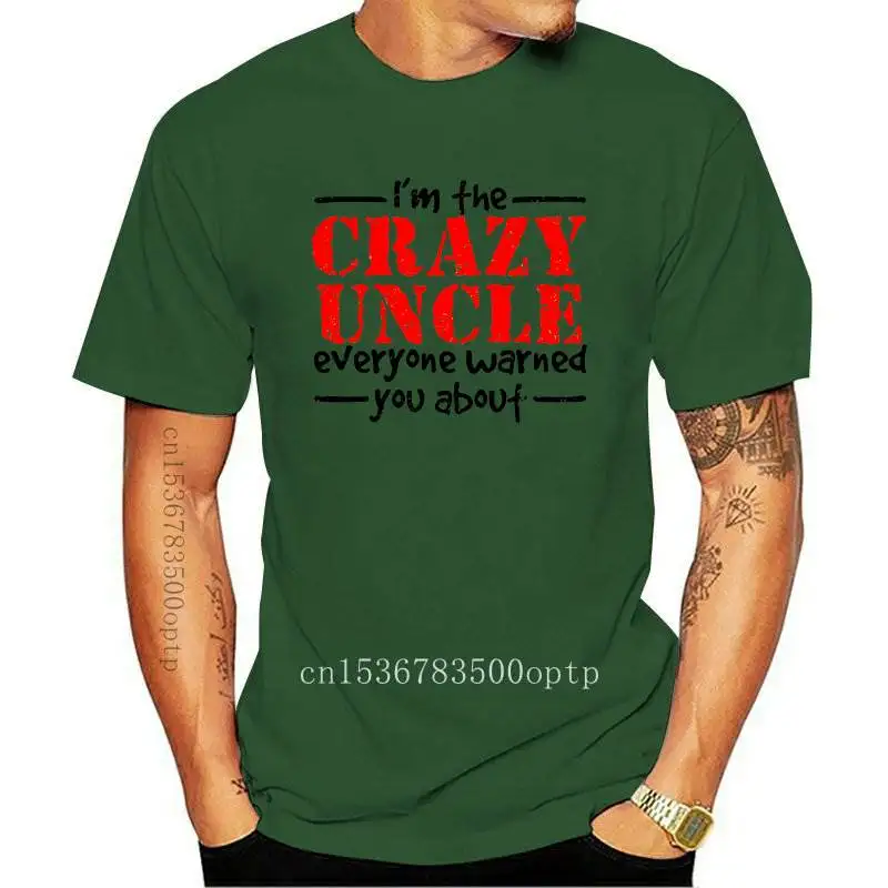 Men's I'M THE CRAZY UNCLE EVERYONE WARNED YOU ABOUT T-SHIRT funny fashion clothing birthday gift tee
Men's I'M THE CRAZY UNCLE EVERYONE WARNED YOU ABOUT T-SHIRT funny fashion clothing birthday gift tee