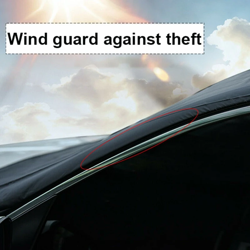 New Magnetic Car Windshield Snow Cover Winter Ice Frost Guard Sunshade Protector
New Magnetic Car Windshield Snow Cover Winter Ice Frost Guard Sunshade Protector