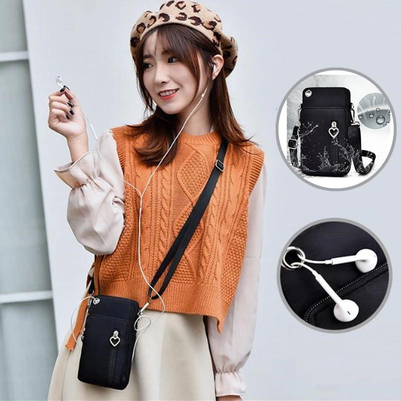 Woman Messenger Bag Mini Shoulder Bag Diagonal Multi-Function Mobile Phone Bag Outdoor Earphone Pouch Sports Crossbag Bag
Woman Messenger Bag Mini Shoulder Bag Diagonal Multi-Function Mobile Phone Bag Outdoor Earphone Pouch Sports Crossbag Bag