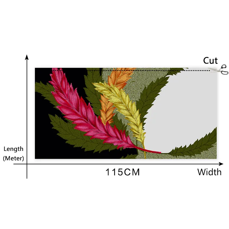 HYSK 100% pure silk charmeuse fabric big leaves abstract pattern hand printed design elegant real silk satin fashion top C2355 
HYSK 100% pure silk charmeuse fabric big leaves abstract pattern hand printed design elegant real silk satin fashion top C2355