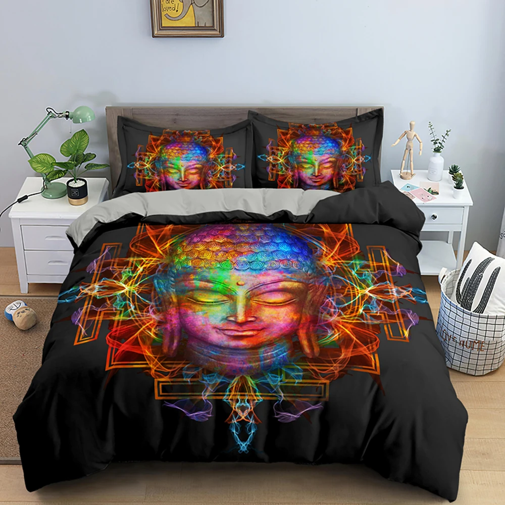 14-Sizes Hot Sell Duvet Cover Sets Buddha Bedding Set Single Double Queen King 2/3 PCS With Pillowcase Drop Shipping
14-Sizes Hot Sell Duvet Cover Sets Buddha Bedding Set Single Double Queen King 2/3 PCS With Pillowcase Drop Shipping