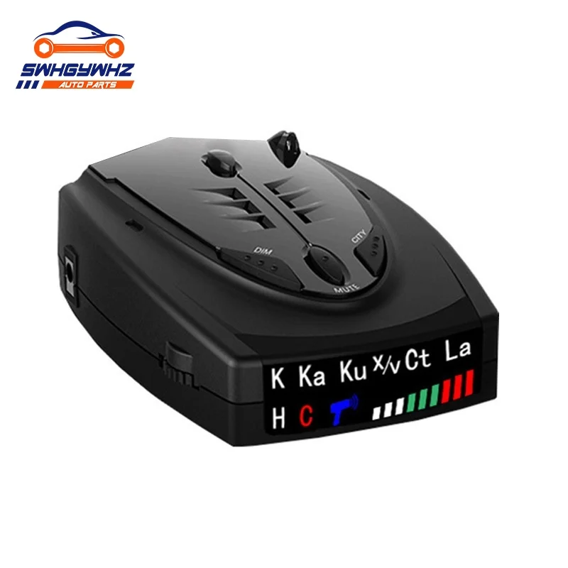 

Radar Car Radar Detector English Russian anti radar detector Vehicle V7 Speed Alarm Systems & Security Radar Detectors