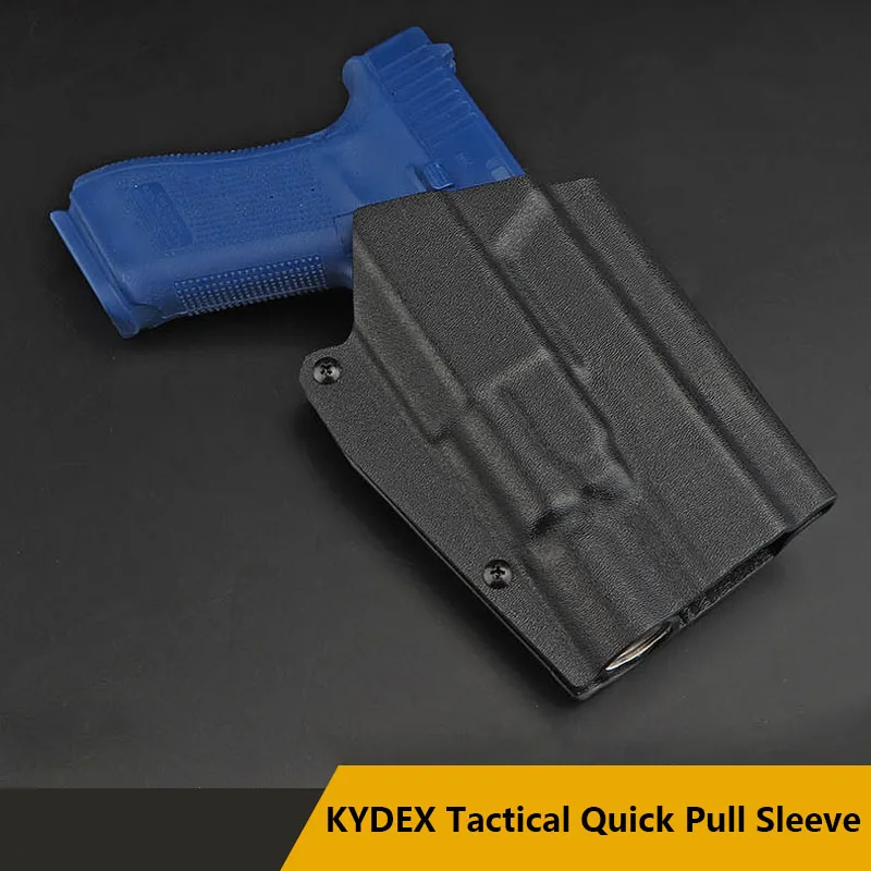 KYDEX Tactical Pistol Holster G-X300 Tactical Light Special Quick Pull Sleeve For GLOCK9/40 17-LENGTH (GLOCK17/19/19X/45) X300 
KYDEX Tactical Pistol Holster G-X300 Tactical Light Special Quick Pull Sleeve For GLOCK9/40 17-LENGTH (GLOCK17/19/19X/45) X300