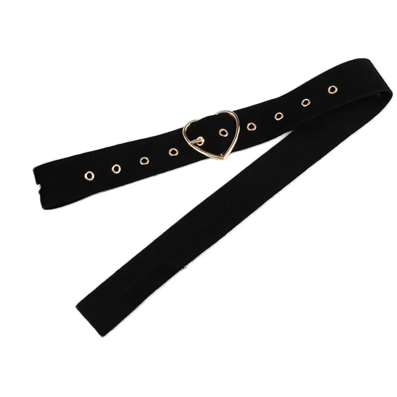 Soft Black Heart Round Square Metal Buckle Decoration Strap Short Velvet Geometric Pin Buckle Women Belt Wide Waist Belt
Soft Black Heart Round Square Metal Buckle Decoration Strap Short Velvet Geometric Pin Buckle Women Belt Wide Waist Belt