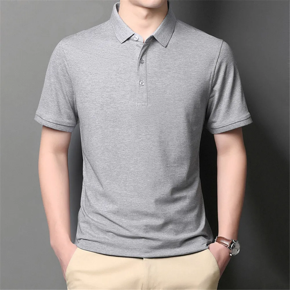 Fashion Solid Men Polo Shirt Summer Office Vacation Clothing 2021 Short Sleeve Casual Working POLO Tops Dropship Plus Size Shirt 
Fashion Solid Men Polo Shirt Summer Office Vacation Clothing 2021 Short Sleeve Casual Working POLO Tops Dropship Plus Size Shirt