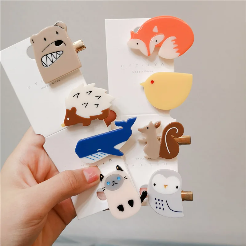 Classic Cute Animal Hair Clip For Women Fashion Brand Cartoon Elastic Barrettes Hairpins Hair Accessories Head wear
Classic Cute Animal Hair Clip For Women Fashion Brand Cartoon Elastic Barrettes Hairpins Hair Accessories Head wear