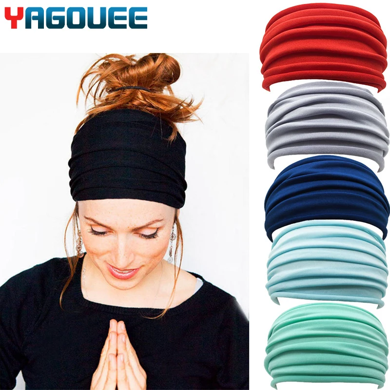 1 PC Solid Color Fold Yoga Headband Nonslip Elastic Stretch Hairband Turban Running Headwrap Wide Sports Accessories yoga headba
1 PC Solid Color Fold Yoga Headband Nonslip Elastic Stretch Hairband Turban Running Headwrap Wide Sports Accessories yoga headba
