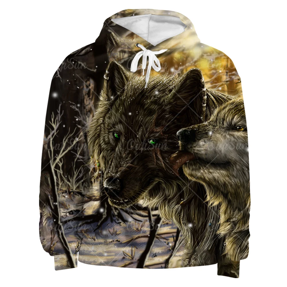 Animal Bear Wolf Tiger Lion Pattern 3D Printing Forest Series Fashion Spring And Autumn Men's Hoodie Street Wild Loose Oversized
Animal Bear Wolf Tiger Lion Pattern 3D Printing Forest Series Fashion Spring And Autumn Men's Hoodie Street Wild Loose Oversized
