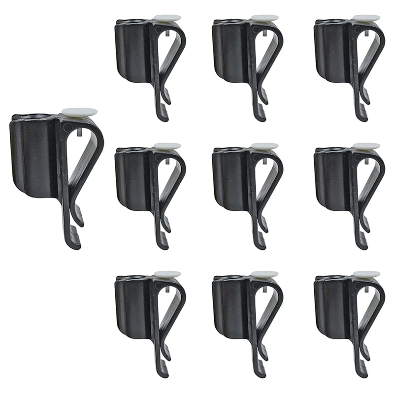 10 Pack Golf Club Bag Clips on Putter Clamp Holder Organizer Durable Plastic Black Putting Clip Golf Accessories
10 Pack Golf Club Bag Clips on Putter Clamp Holder Organizer Durable Plastic Black Putting Clip Golf Accessories