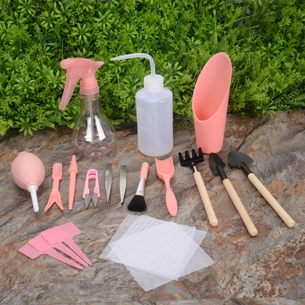 12/16pcs Succulent Planting Tools Mini Garden Hand Tools Miniature Garden Planting Transplanting Tool Set
12/16pcs Succulent Planting Tools Mini Garden Hand Tools Miniature Garden Planting Transplanting Tool Set