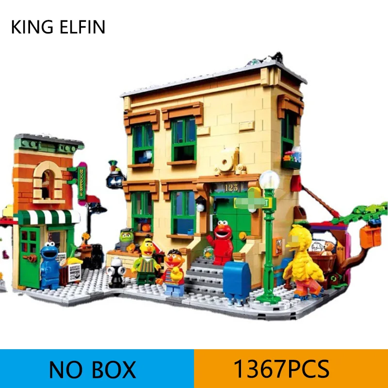1367PCS Creative cartoon streetscape series Sesame Street building model toy 99908 children bricks toys birthday gift
1367PCS Creative cartoon streetscape series Sesame Street building model toy 99908 children bricks toys birthday gift