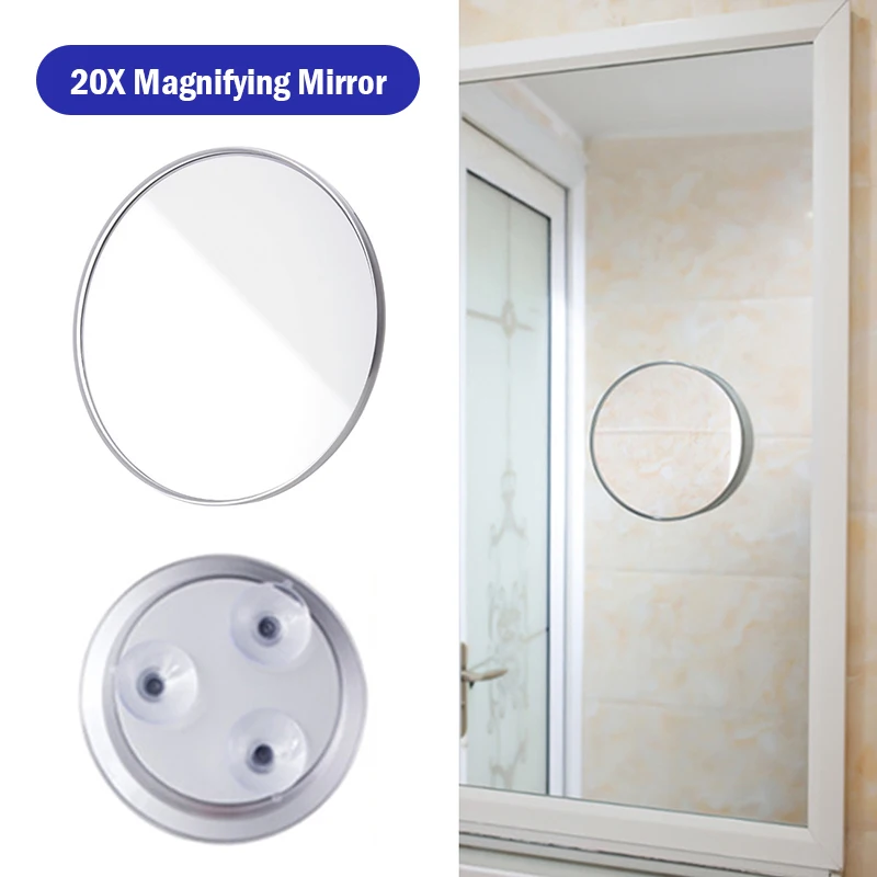 1PCS 15cm Makeup Mirror 20X Magnifying Mirror With 3 Suction Cups Cosmetics Tools
1PCS 15cm Makeup Mirror 20X Magnifying Mirror With 3 Suction Cups Cosmetics Tools