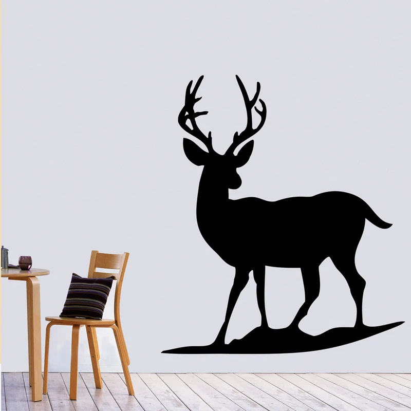 Lonely Deer Wall Decal Silhouette Black Self Adhesive Animal Nursery Wall Sticker Home Decor 
Lonely Deer Wall Decal Silhouette Black Self Adhesive Animal Nursery Wall Sticker Home Decor