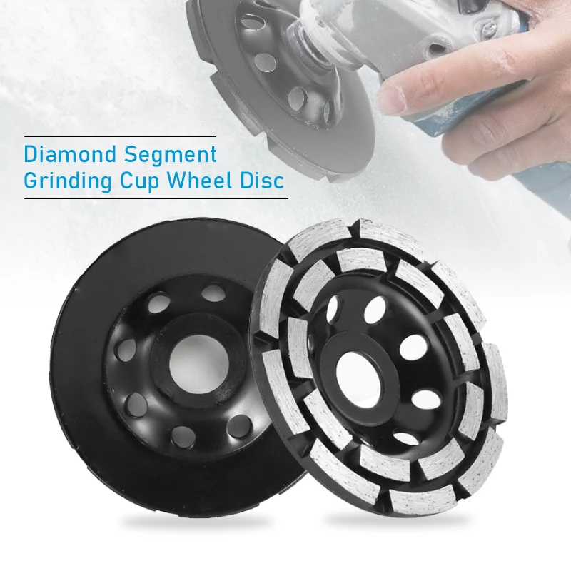 115/125/180mm Double Row Diamond Grinding Wheel Grinding Tools Concrete Floor Grinding Disc Metal Processing Cutting Saw Blade
115/125/180mm Double Row Diamond Grinding Wheel Grinding Tools Concrete Floor Grinding Disc Metal Processing Cutting Saw Blade