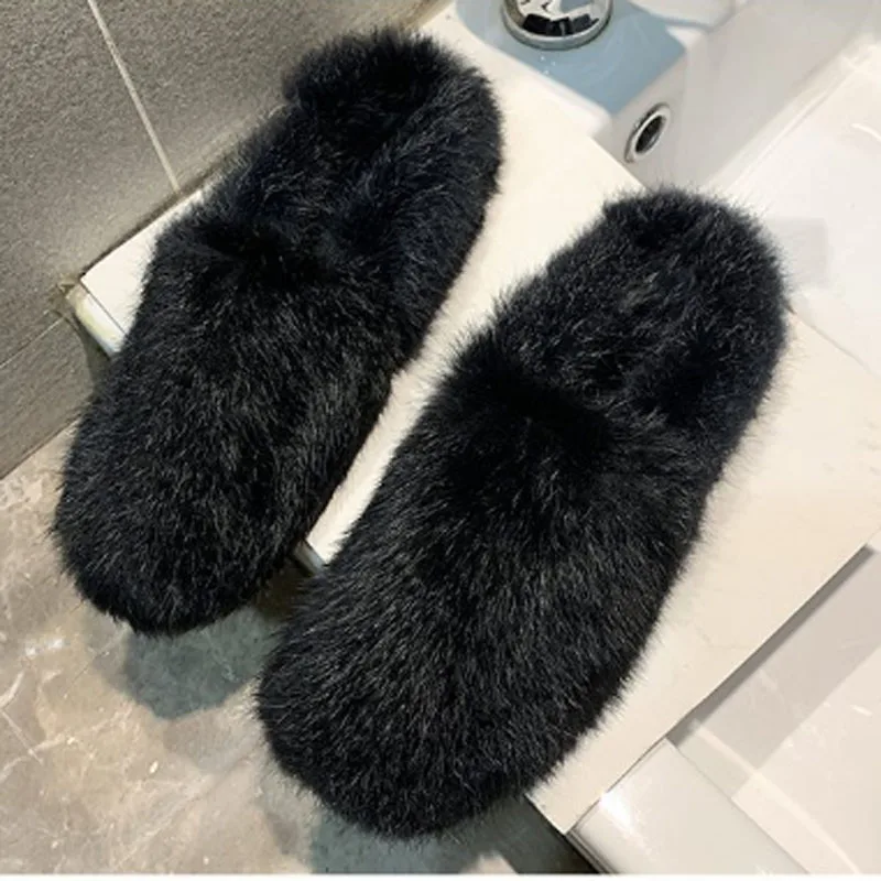 Women's plush shoes new autumn/winter loafers mink fur shoes for women wearing web celebrity flat white fur shoes
Women's plush shoes new autumn/winter loafers mink fur shoes for women wearing web celebrity flat white fur shoes