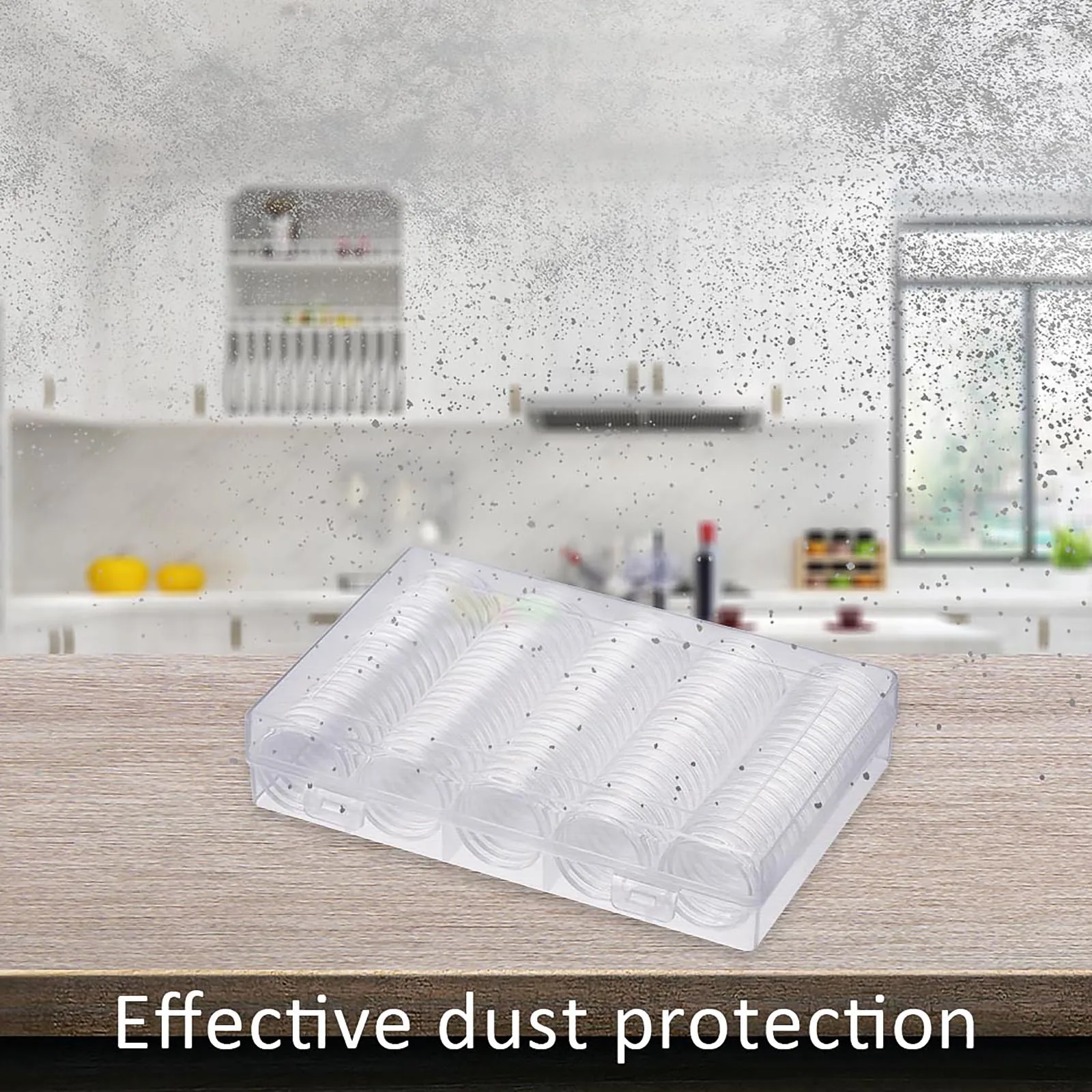 100 Pieces 30mm Coin Storage Box Round Plastic Coin Box Transparent Coin Collection Box Household Small Change Storage Box
100 Pieces 30mm Coin Storage Box Round Plastic Coin Box Transparent Coin Collection Box Household Small Change Storage Box