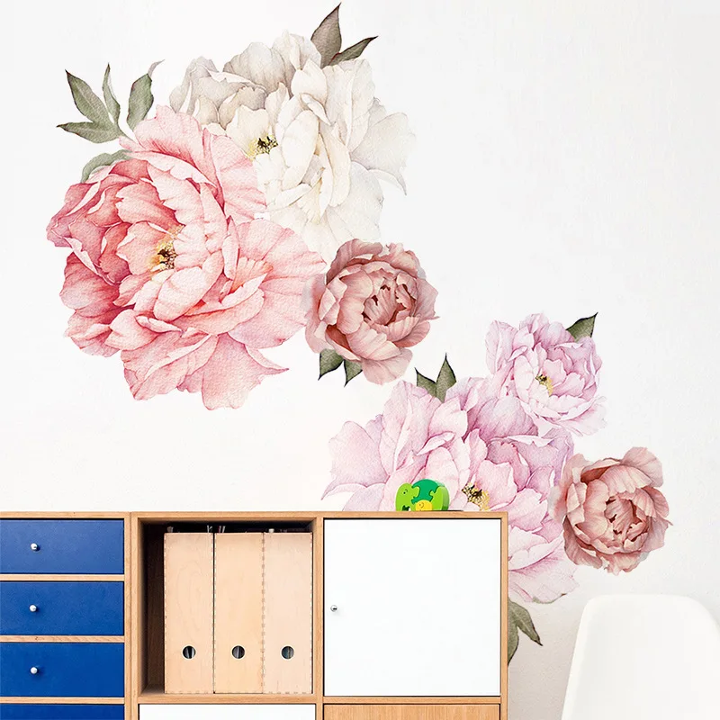 Large Pink Peony Flower Wall Stickers Romantic Flowers Home Decor Wall Decal Mural For Bedroom Living Room Wallpaper sticker
Large Pink Peony Flower Wall Stickers Romantic Flowers Home Decor Wall Decal Mural For Bedroom Living Room Wallpaper sticker