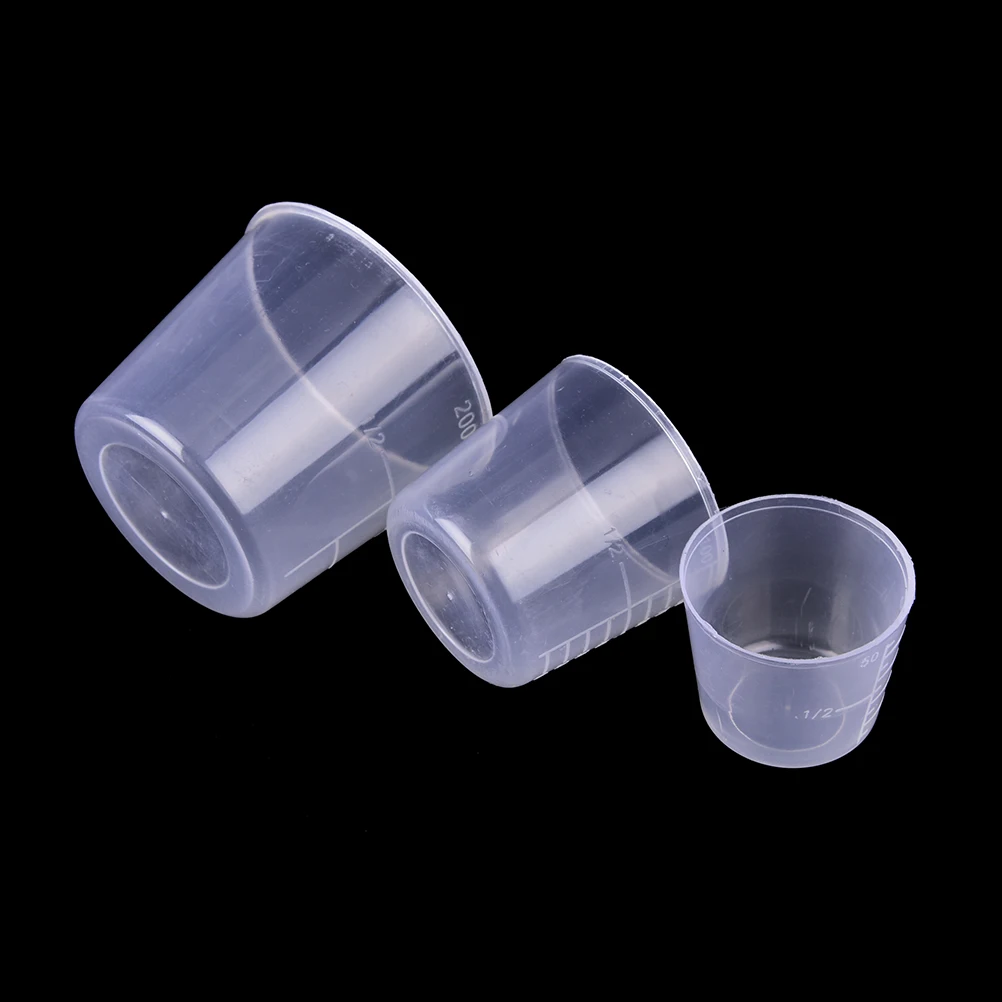3PCS/Set 200/100/50ml Measuring Cup Labs Plastic Graduated Beakers Kitchen Tools Accessories
3PCS/Set 200/100/50ml Measuring Cup Labs Plastic Graduated Beakers Kitchen Tools Accessories