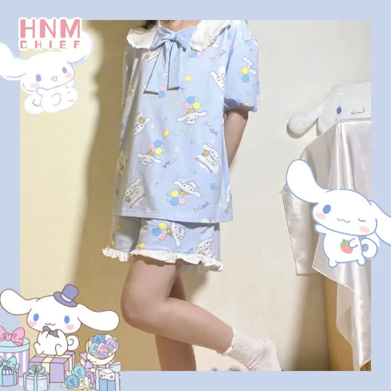 Summer Cute Maiden Pajama Sets Short Sleeve Casual Student Sleepwear Cartoon Print Fresh Soft Girl Home Cotton Two Piece Set
Summer Cute Maiden Pajama Sets Short Sleeve Casual Student Sleepwear Cartoon Print Fresh Soft Girl Home Cotton Two Piece Set